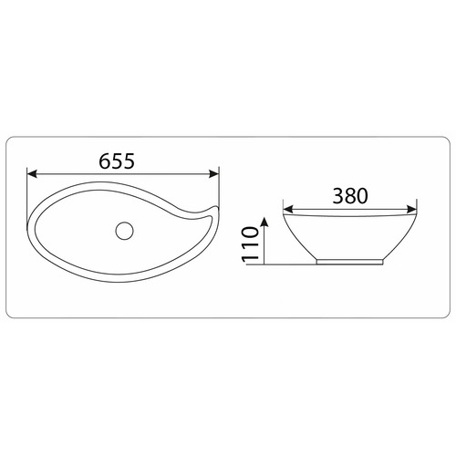 Раковина CeramaLux N 9052