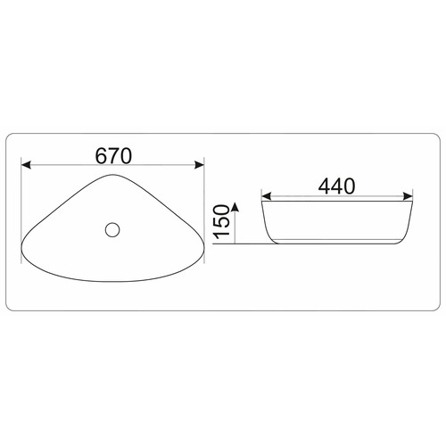 Раковина CeramaLux N 9062