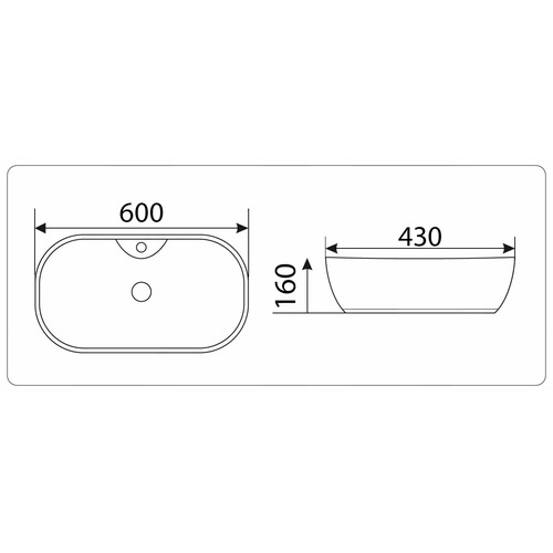 Раковина CeramaLux N 9163