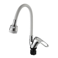 Смеситель для кухни Ammore A5040-3T хром-белый