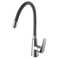 Смеситель для кухни Ammore A5505-2 хром-серый