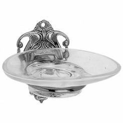 Мыльница подвесная керамика Art&Max Art Impero AM-1233-Cr Хром