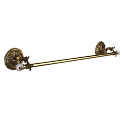 Полотенцедержатель 36 см Art&Max Art Barocco Crystal AM-1781-Br-C Бронза