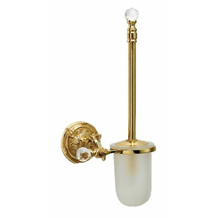 Держатель щетки подвесной керамика Art&Max Art Barocco Crystal AM-1785-Do-Ant-C Античное золото