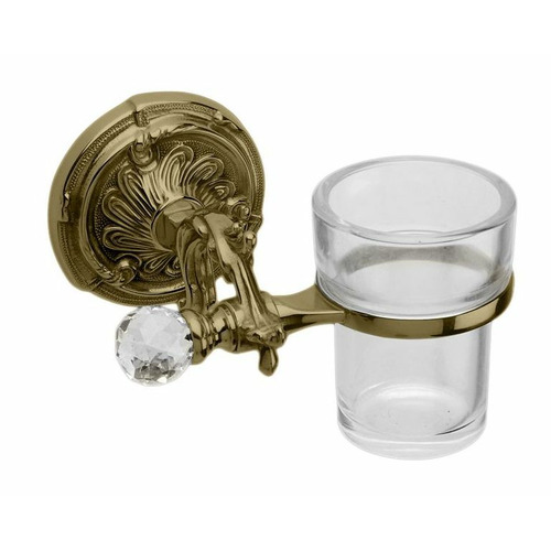 Стакан подвесной керамика Art&Max Art Barocco Crystal AM-1787-Br-C Бронза