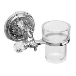 Стакан подвесной керамика Art&Max Art Barocco Crystal AM-1787-Cr-C Хром