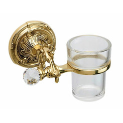 Стакан подвесной керамика Art&Max Art Barocco Crystal AM-1787-Do-Ant-C Античное золото