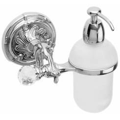 Дозатор для мыла подвесной керамика Art&Max Art Barocco Crystal AM-1788-Cr-C Хром