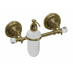 Полотенцедержатель с диспенсером Art&Max Art Barocco Crystal AM-2057D-Br-C Бронза