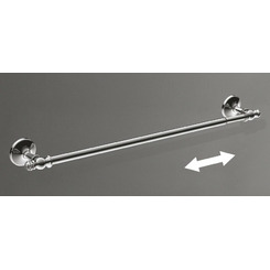 Полотенцедержатель Art&Max Antic Crystal AM-E-2624CLS с регулировкой длины от 50 до 80 см Хром
