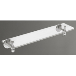 Полка стеклянная Art&Max Antic Crystal AM-E-2682CSJ-Cr Хром