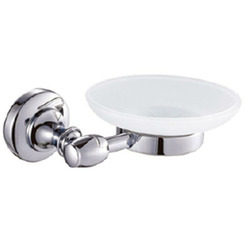 Мыльница стекло матовое CeramaLux Bianco 52004 Хром