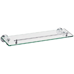 Полка стекло CeramaLux Bianco 52011 Хром