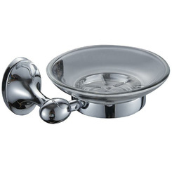 Мыльница стекло CeramaLux Bell 53504 Хром