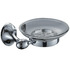 Мыльница стекло CeramaLux Bell 53504 Хром