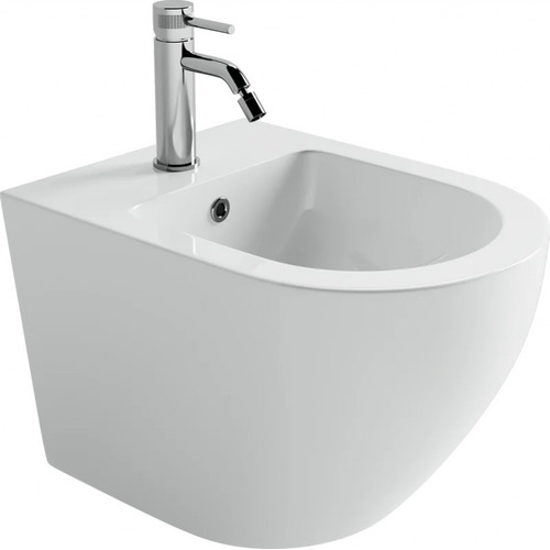 Биде подвесное Ceramica Nova Uno CN11002 36х49 см, белый глянцевый