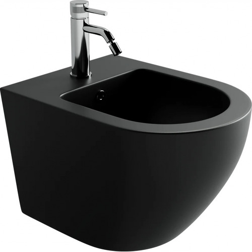 Биде подвесное Ceramica Nova Uno CN11002MB 36х49 см, черный матовый