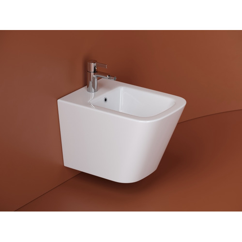 Биде подвесное Ceramica Nova Union CN4010 34,5х48,5 см, белый глянцевый