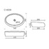 Раковина накладная Ceramica Nova Element CN5033 56х39 см, белый глянцевый