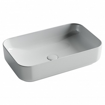 Раковина накладная Ceramica Nova Element CN5044 60,5х37,5 см, белый глянцевый