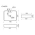 Раковина накладная Ceramica Nova Element CN6033 48х37 см, белый глянцевый