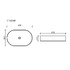 Раковина накладная Ceramica Nova Element CN6048MC 60х38 см, капучино матовый