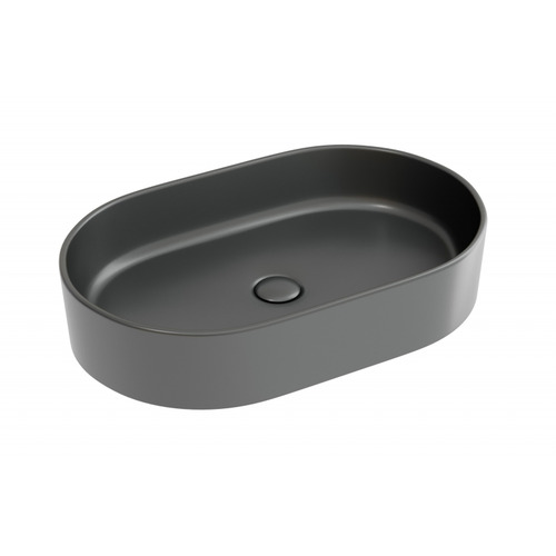 Раковина накладная Ceramica Nova Element CN6048MDH 60х38 см, темный-антрацит матовый