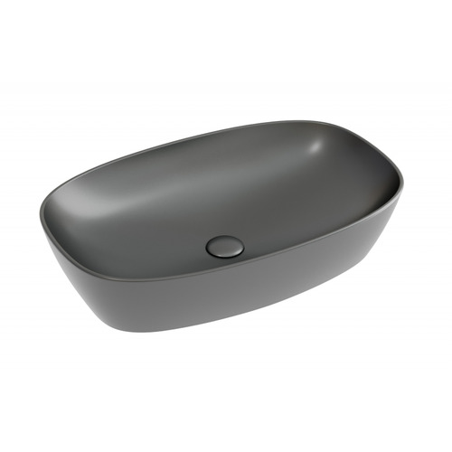 Раковина накладная Ceramica Nova Element CN6049MDH 60х38 см, темный антрацит матовый