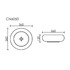 Раковина накладная Ceramica Nova Element CN6050MB 36х36 см, черный матовый