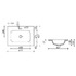Раковина Ceramica Nova Grace CN7011MBwx встраиваемая сверху 61х45,7 см, черный матовый