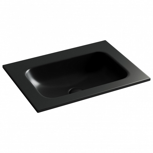 Раковина Ceramica Nova Grace CN7011MBwx встраиваемая сверху 61х45,7 см, черный матовый