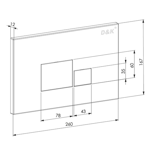 Комплект D&K DS1392502 - унитаз DT1396025, инсталляция DI8055119, клавиша смыва DB1519025
