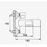 Смеситель для ванны D-Lin D130366-A черный