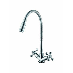 Смеситель для кухни D-Lin D151810-Q хром с гибким изливом