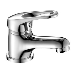 Смеситель Decoroom DR37011 для раковины одноручный монолитный
