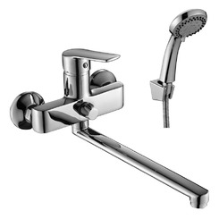 Смеситель Decoroom DR38043 для ванны одноручный с длинным изливом 300 мм