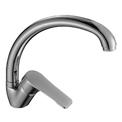 Смеситель Decoroom DR39021 для кухни одноручный с высоким поворотным изливом
