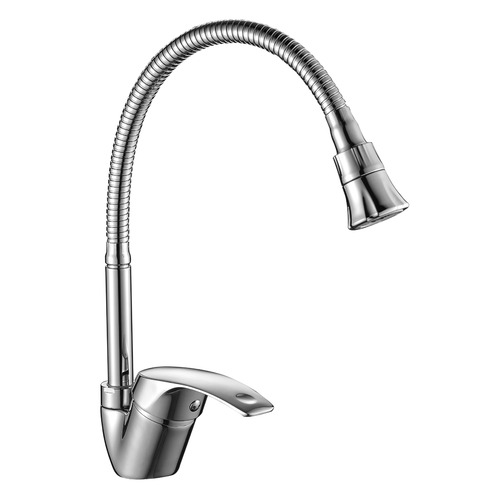 Смеситель Decoroom DR68022 для кухни одноручный с гибким изливом
