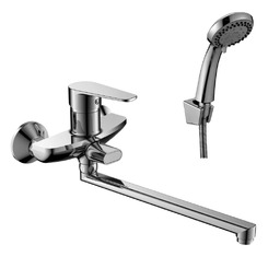 Смеситель Decoroom DR69043 для ванны одноручный с длинным изливом 300 мм