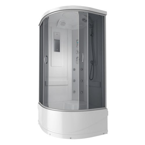 Душевая кабина Erlit Comfort ER2509TP-C4 90х90 с гидромассажем тонированное стекло