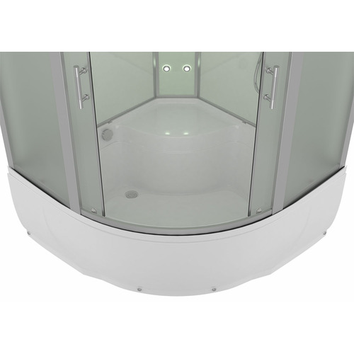 Душевой бокс Erlit Comfort ER4320T-W3 120х120 с гидромассажем матовое стекло