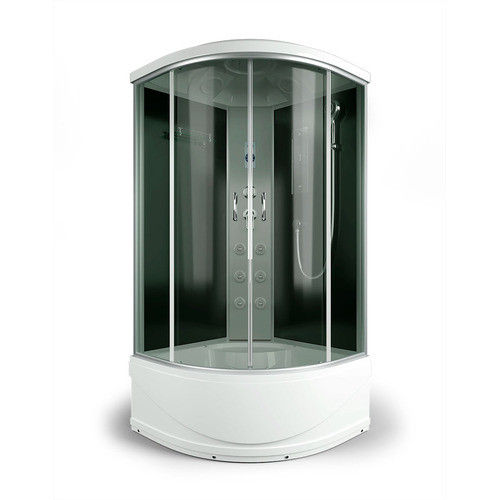 Душевая кабина Erlit Comfort ER4510TP-C4-RUS 100х100 с гидромассажем тонированное стекло