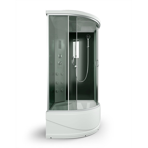 Душевая кабина Erlit Comfort ER4510TP-C4-RUS 100х100 с гидромассажем тонированное стекло