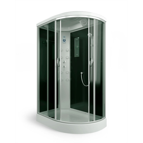 Душевая кабина Erlit Comfort ER4512PL-C4-RUS120х80 с гидромассажем тонированное стекло