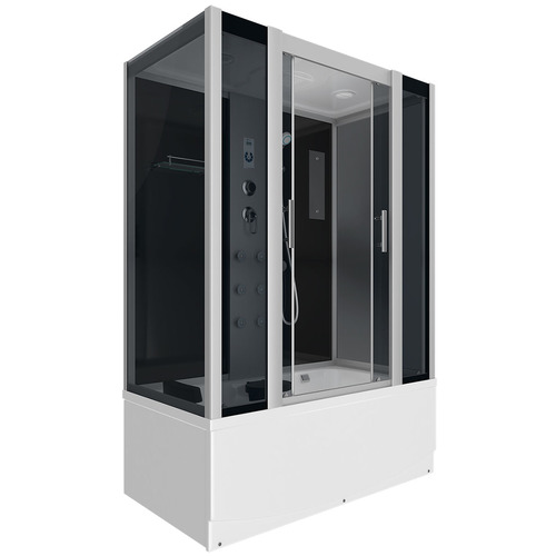 Душевой бокс Erlit Comfort ER4517TP-C4 168х80 с гидромассажем тонированное стекло