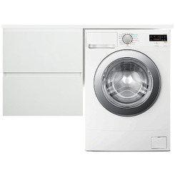 Тумба с раковиной Эстет Dallas Luxe 1200х482 левосторонняя подвесная 2 ящика (ШхГхВ) 548х476х607