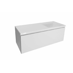 Тумба с раковиной Эстет Dallas Luxe 1100х482 правосторонняя подвесная 1 ящик (ШхГхВ) 1092х476х430