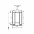 Зеркало Эстет Comfort Loft (ШхГхВ) 850х65х590
