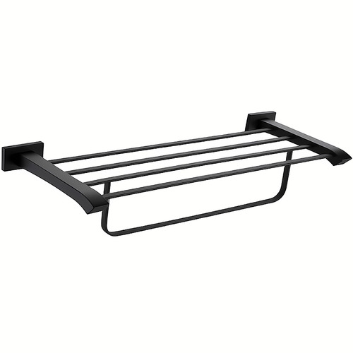 Полка с полотенцедержателем Gappo G0724-6 черный
