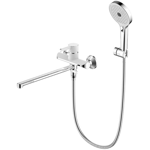 Смеситель для ванны Gappo G2203-8 Хром-белый